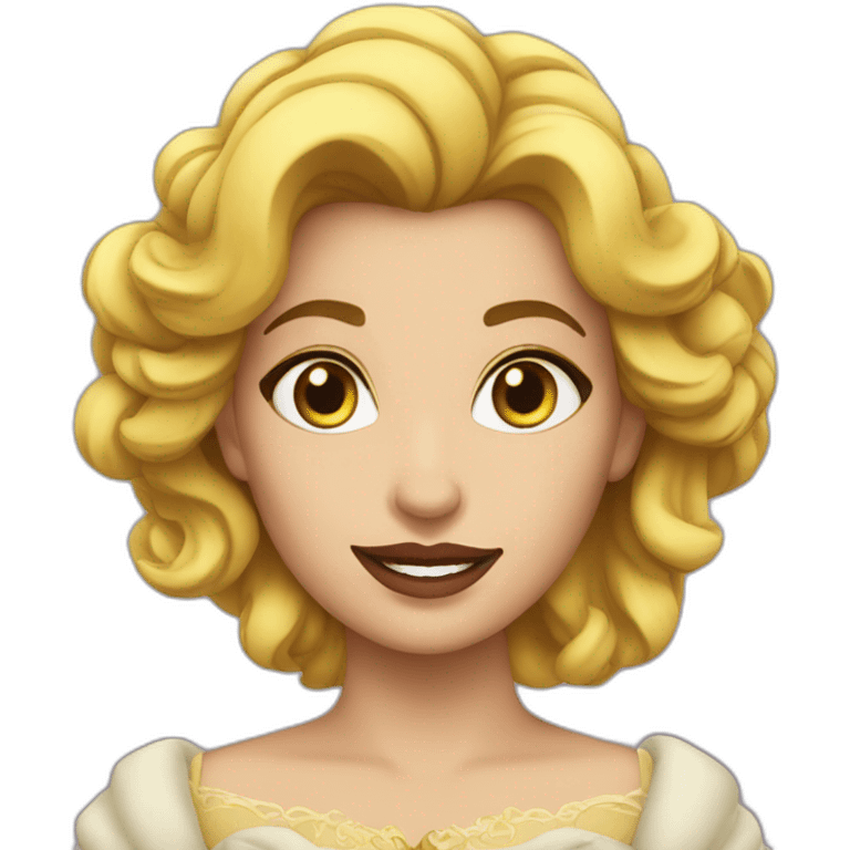 La belle est la bête emoji