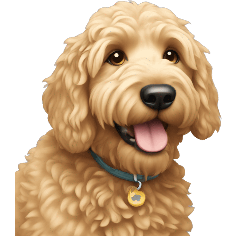 Golden doodle  emoji