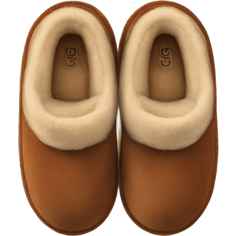 chestnut color ugg slippers emoji