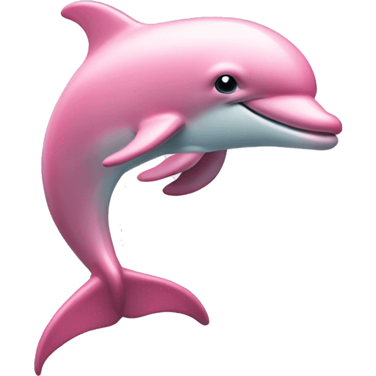 Pastel-pink-colors-dolphin emoji