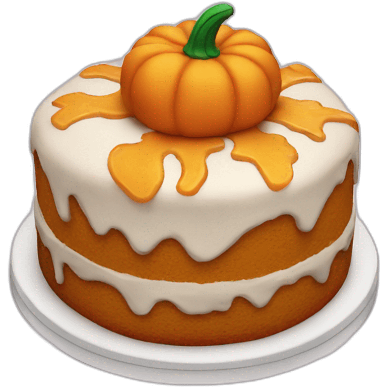 pumpkin cake emoji