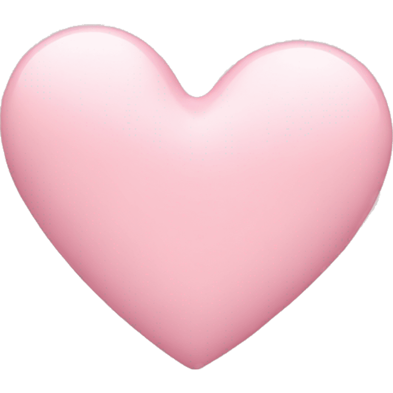 Pastel pink heart emoji