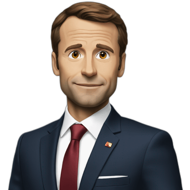 Macron is ironman emoji