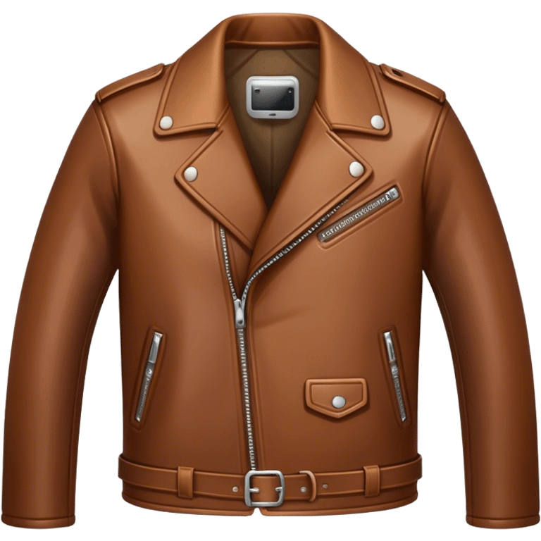 brown leather jacket emoji