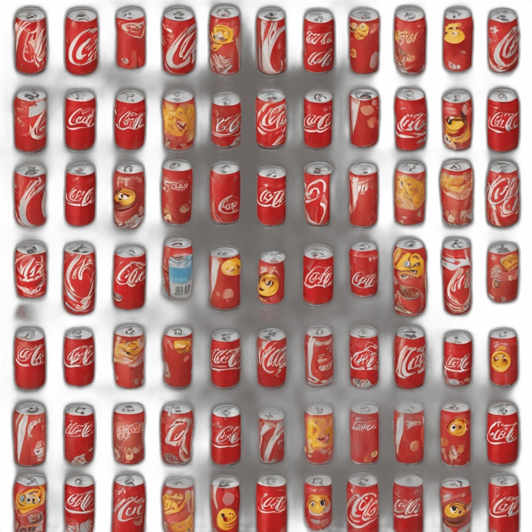 can of Coke Zero  Pixar style emoji