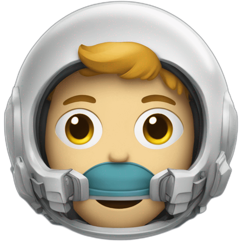 florian joyeux dans l'espace emoji