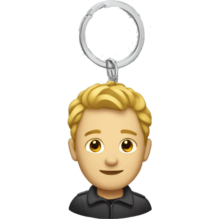 keychain with car side profile emoji