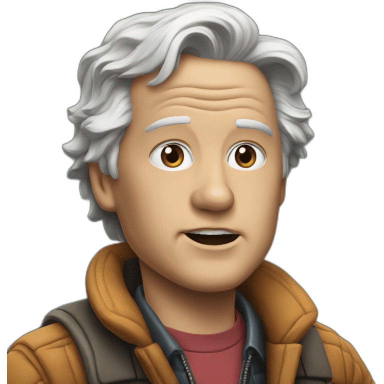 marty from back to the future emoji