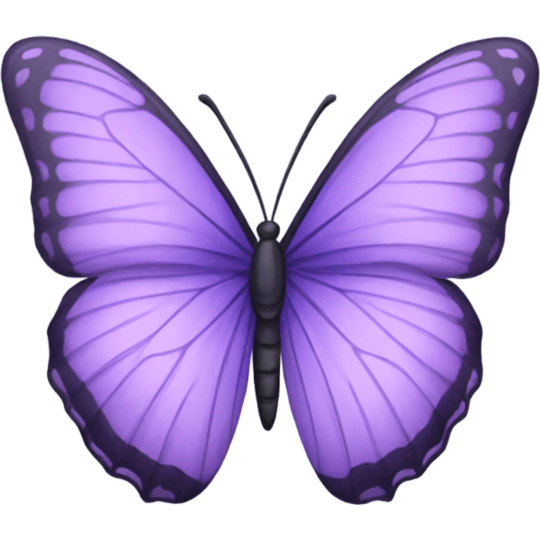 Purple lavender butterfly emoji