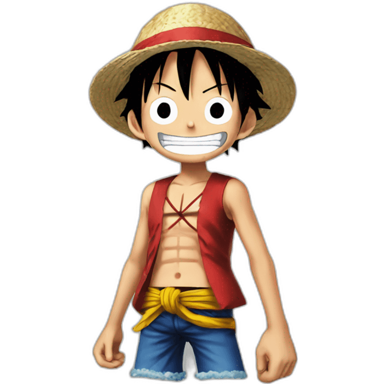 Luffy one piece  emoji