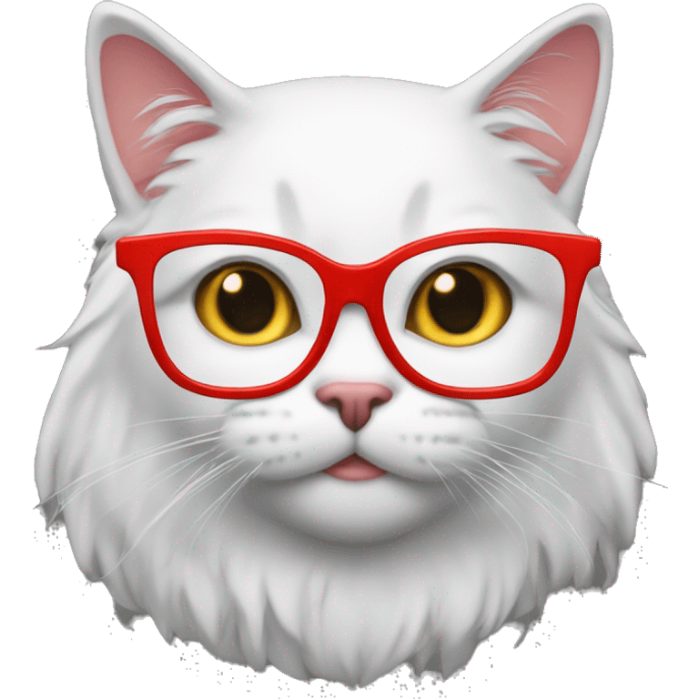 Un gato en un megane rojo emoji