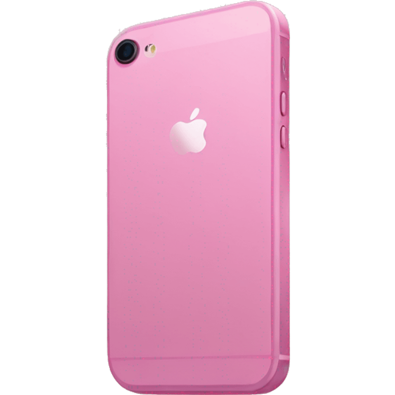 Pink iphone se 2020 emoji