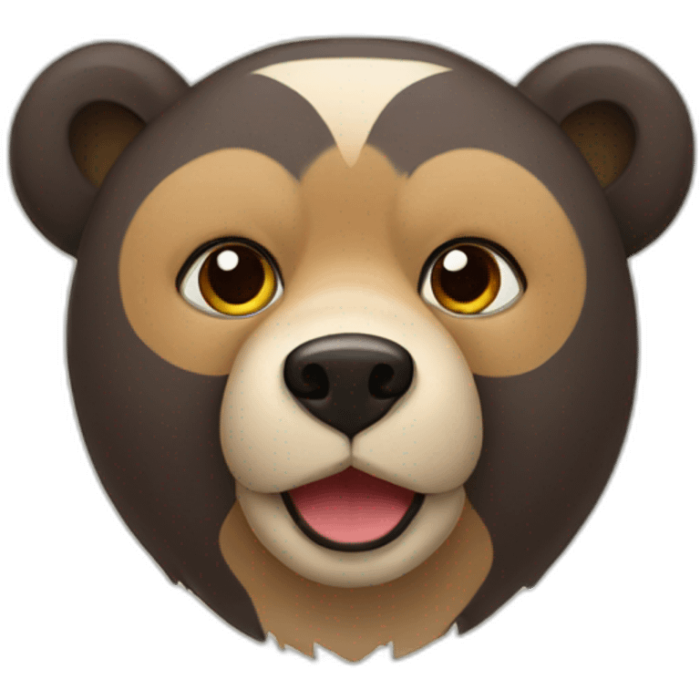 Oso de buenos días emoji