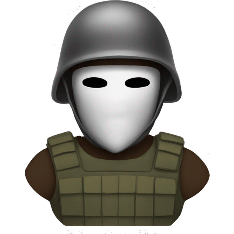 masked soldier emoji