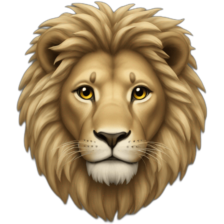 lion black emoji