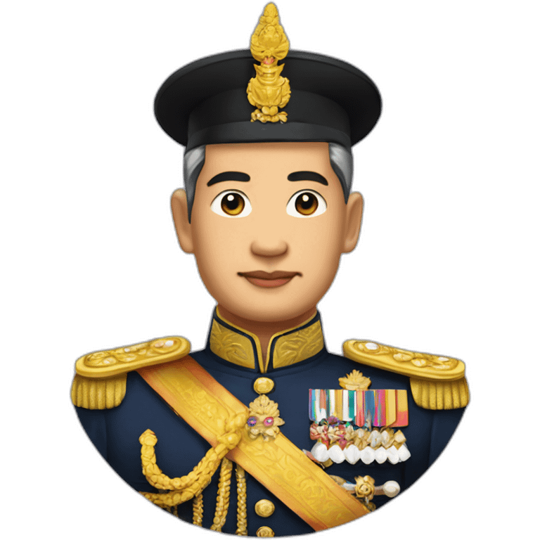 Maha Vajiralongkorn king of thailand emoji