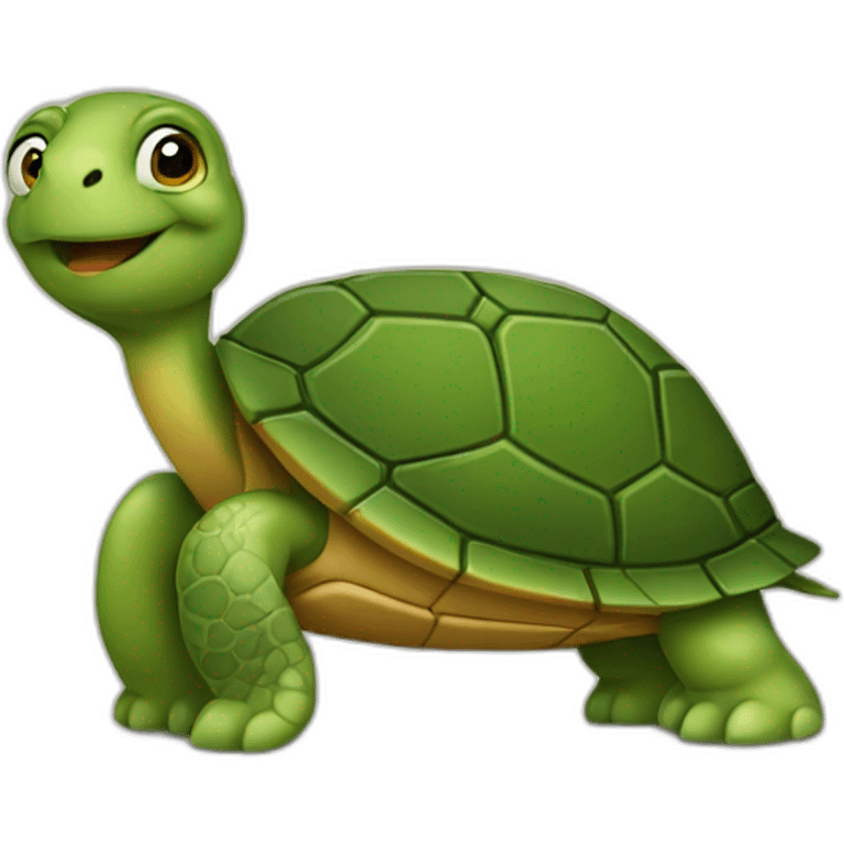 animal turtle as a school Teacher emoji