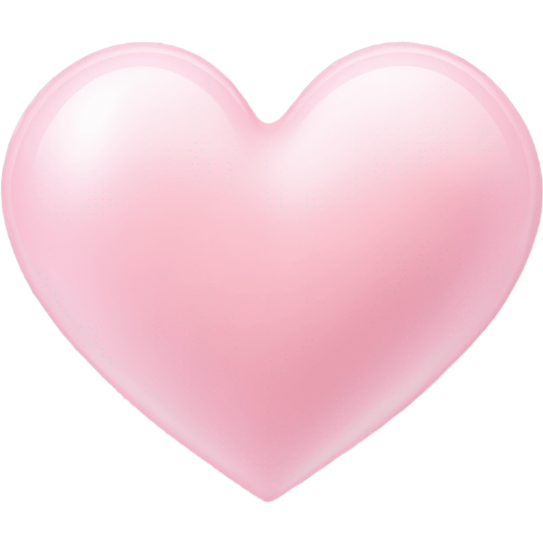 Baby pink heart emoji