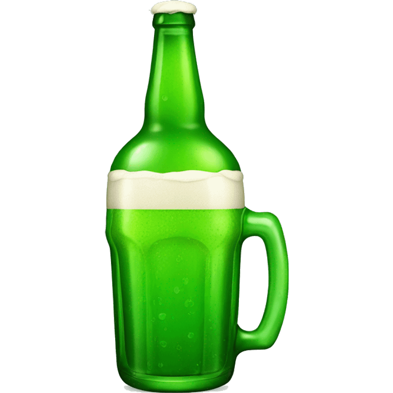 Green beer emoji