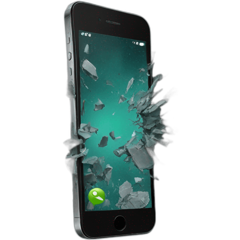 smashed phone emoji