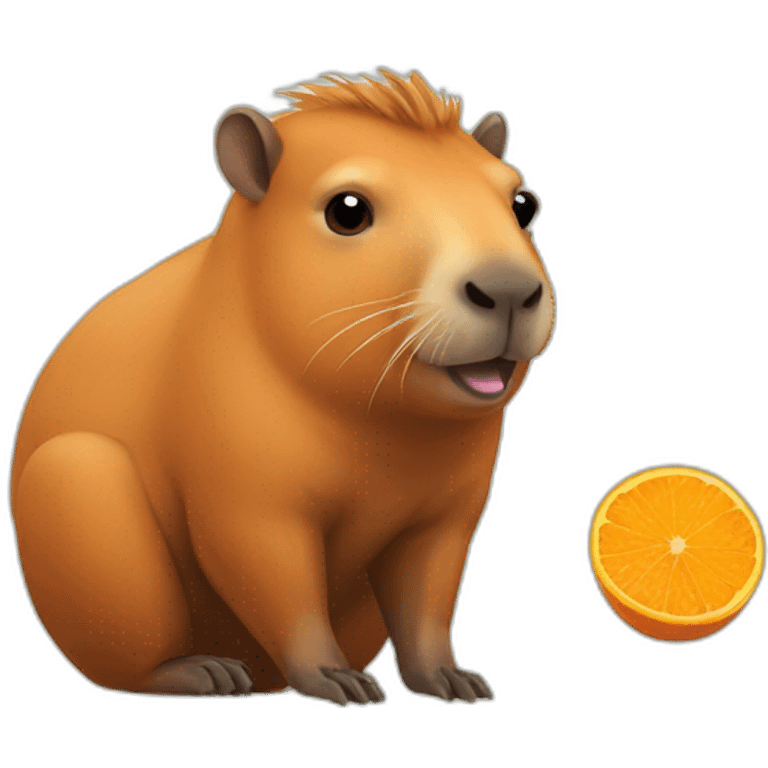 capibara orange emoji