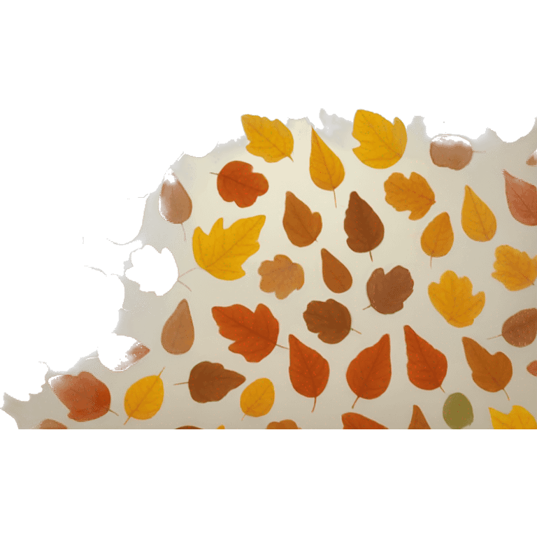 autumn leaf emoji