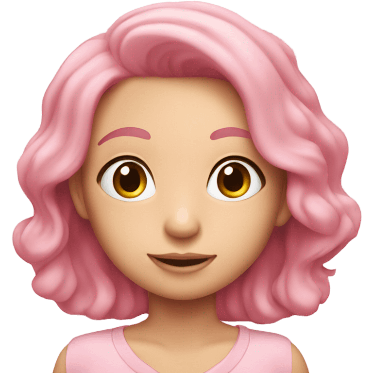 Corazón rosa pastel  emoji