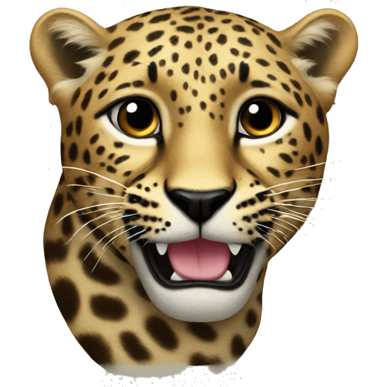 leopard question mark  emoji