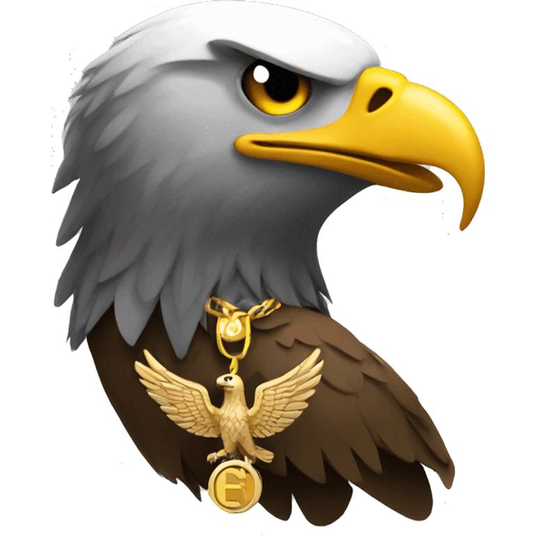 eagle with SMS pendent  emoji