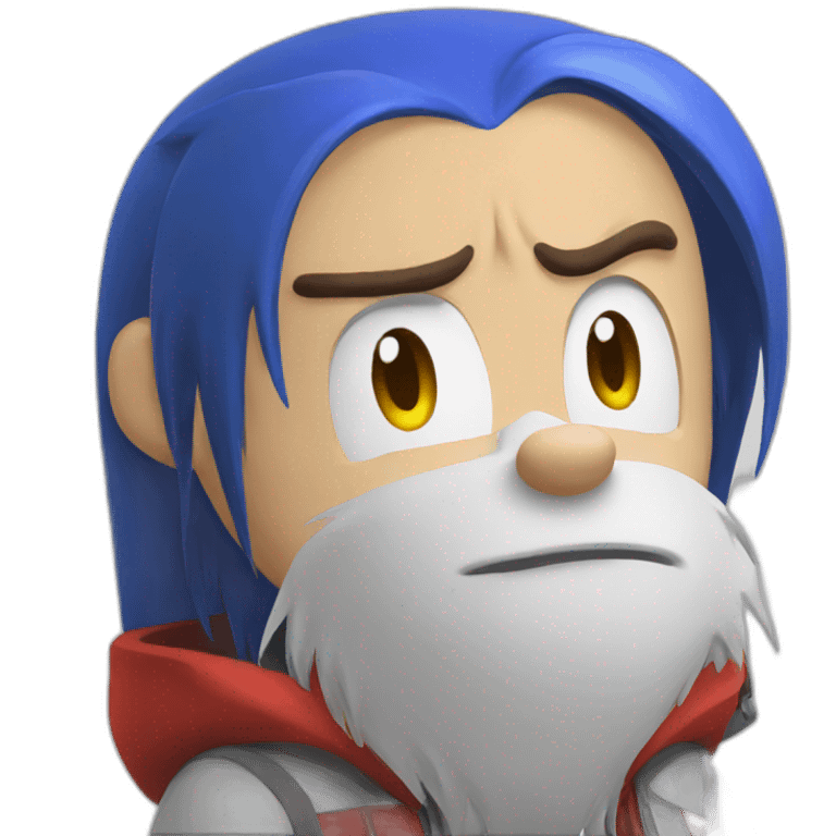 Sonic tired emoji