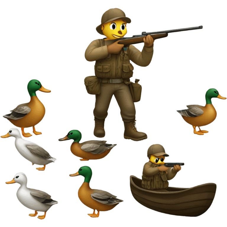 Duck hunting emoji