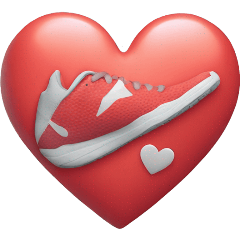 NIKE TICK WITH LOVE HEART emoji