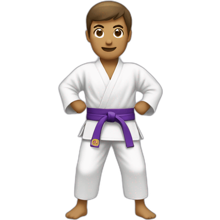 martial arts purple belt emoji