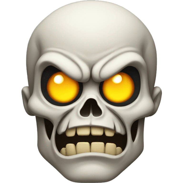 angry skull emoji