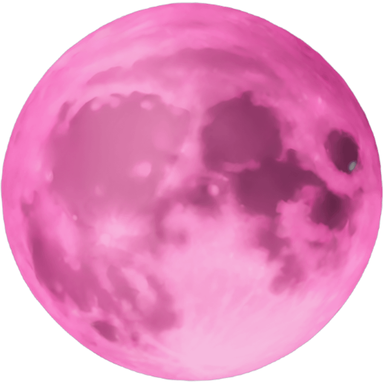 pink moon emoji