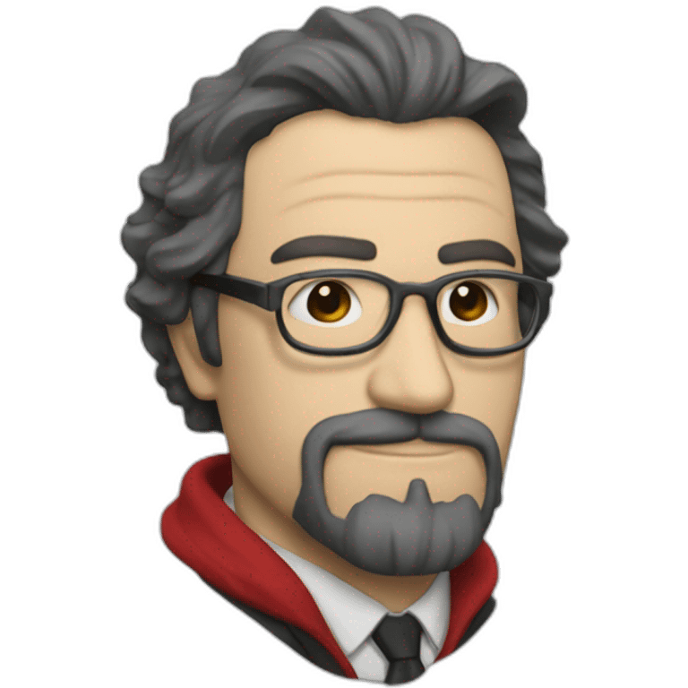 Profesor casa de papel emoji