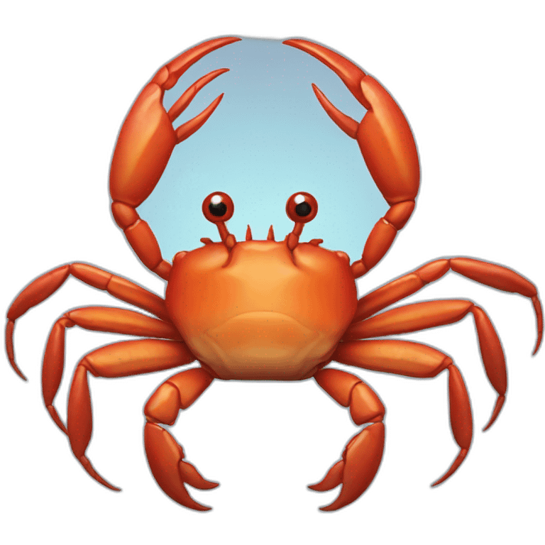 Crab with mammae emoji