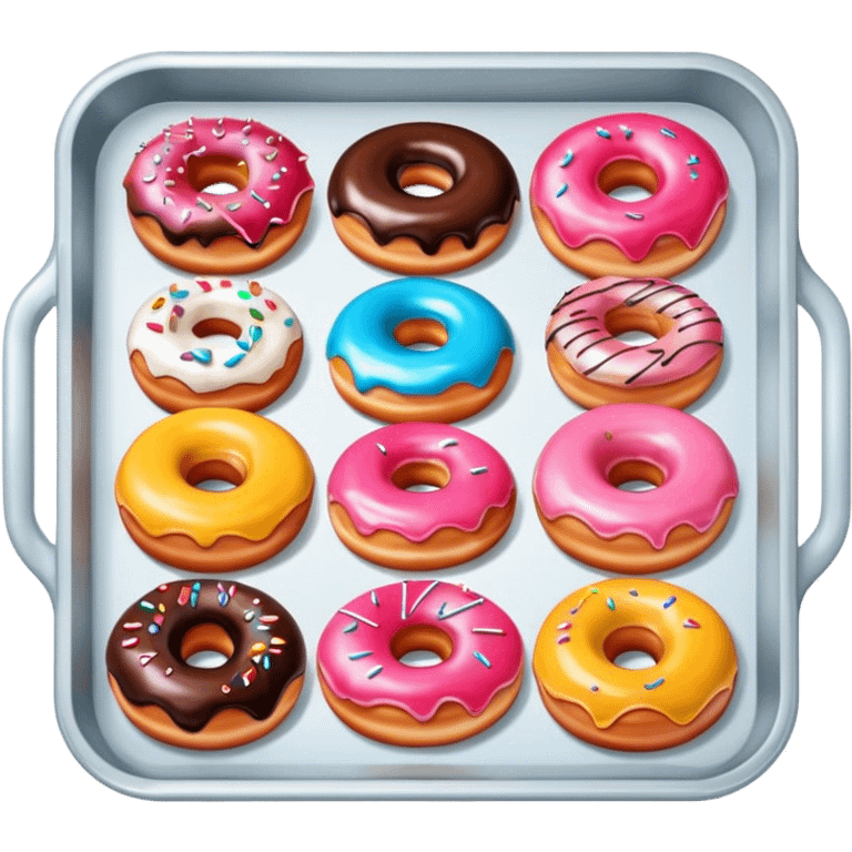 tray of donuts emoji