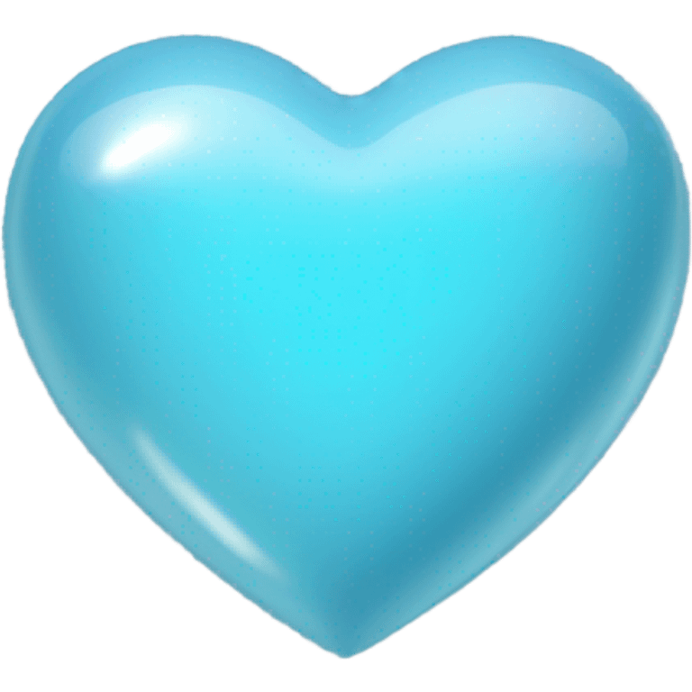 Light blue heart  emoji