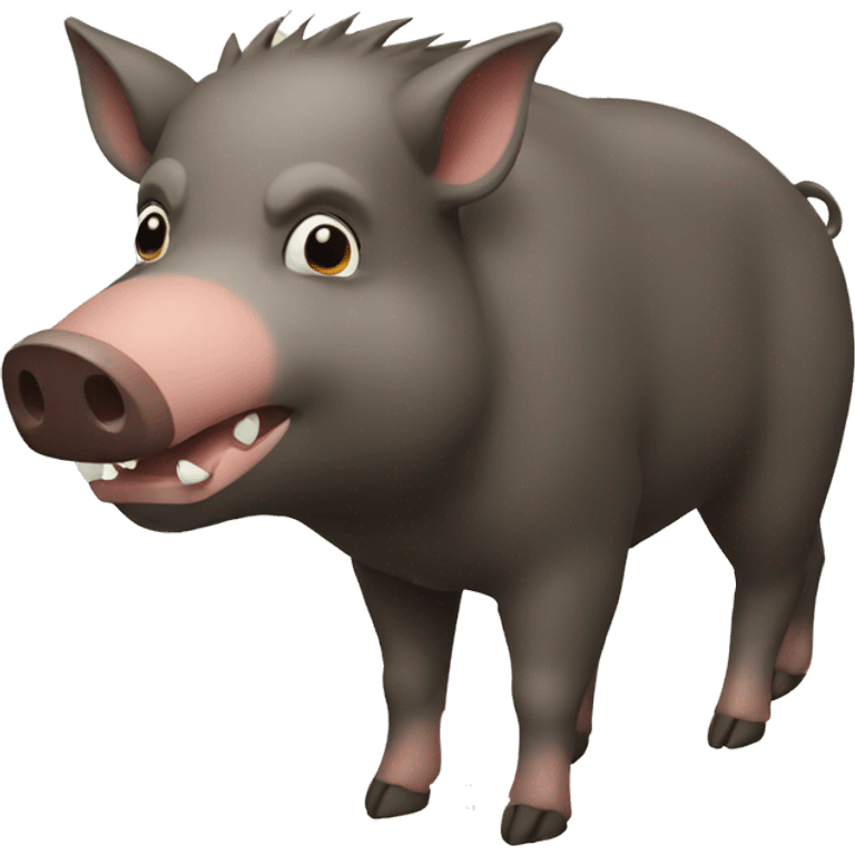 cutting boar emoji