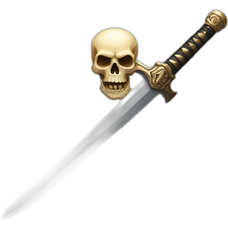 skull sword emoji