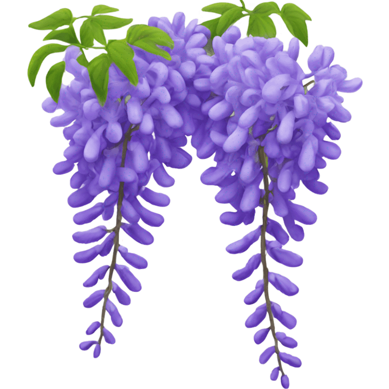 Wisteria vine emoji