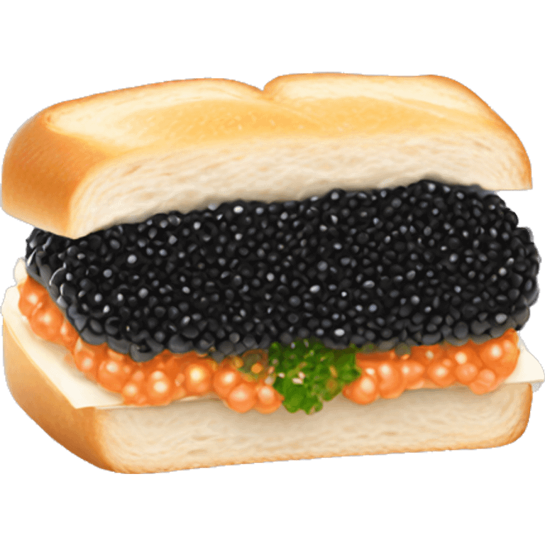 Caviar sandwich emoji