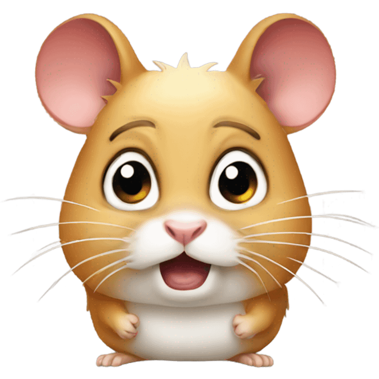 Angry hamster emoji