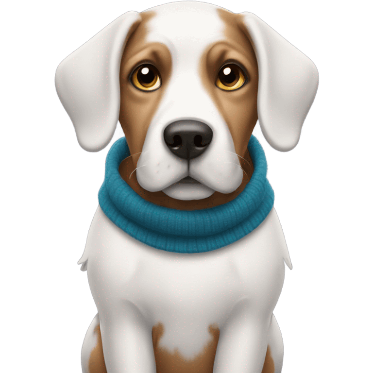 Dog in jumper emoji