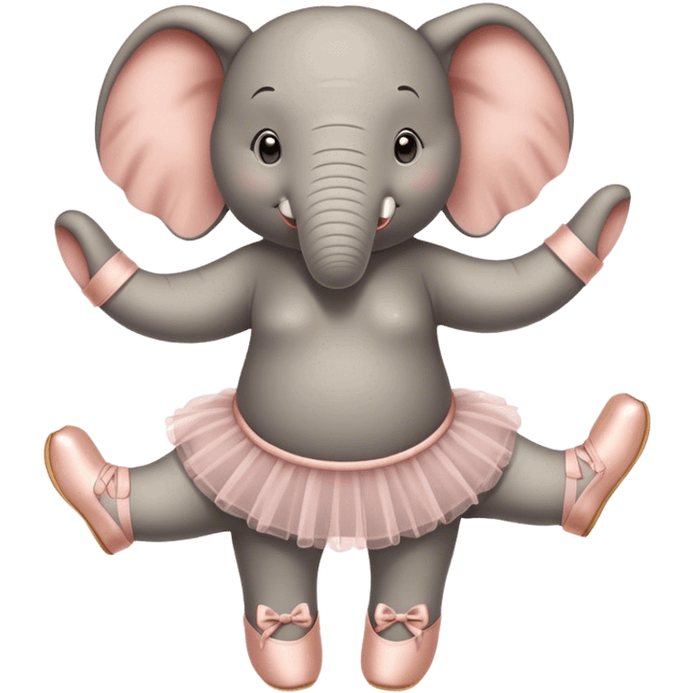 Elefant mit Ballettschuhen  emoji