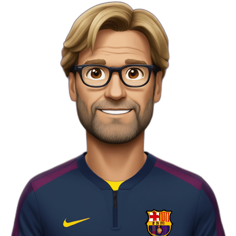 jurgen-klopp-in-fc-barcelona emoji