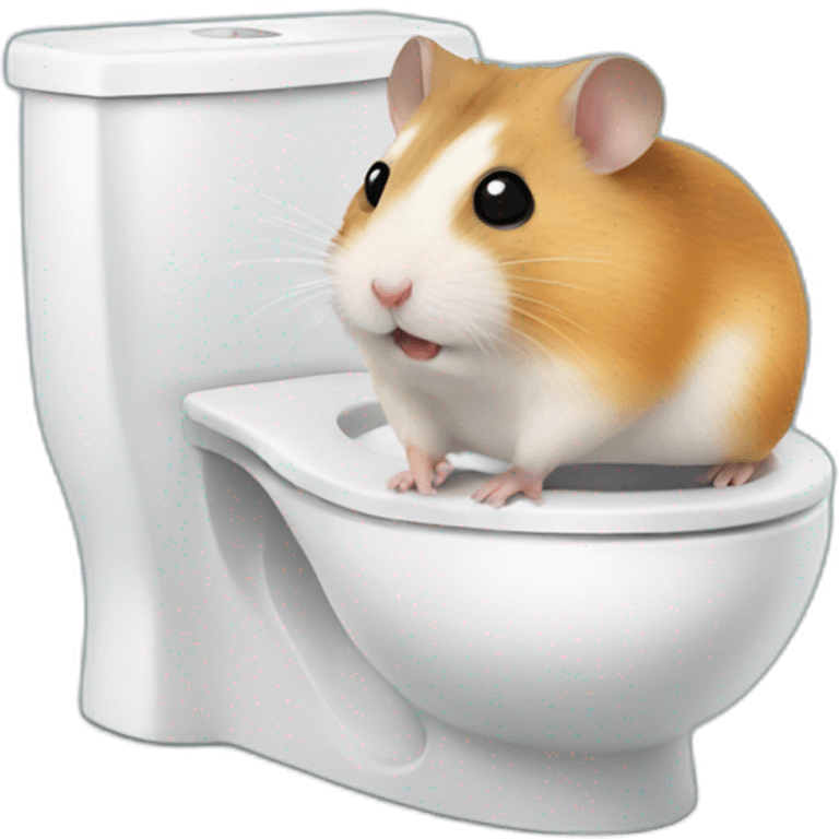 hamster on toilet emoji