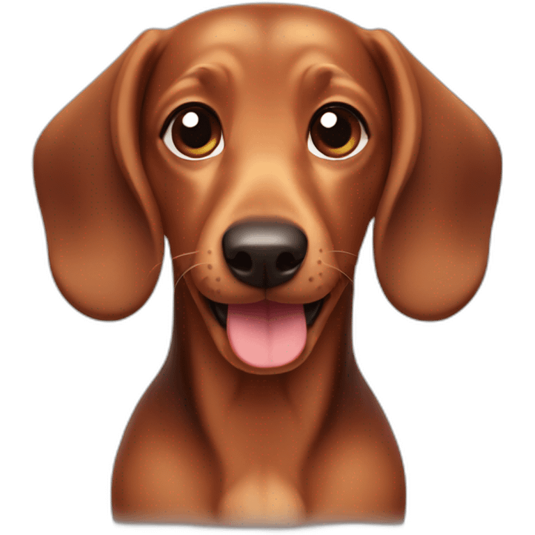 cute dachsund emoji