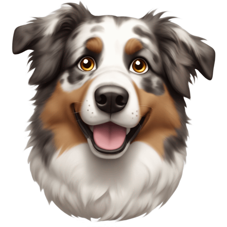 Australian shepherd dog emoji